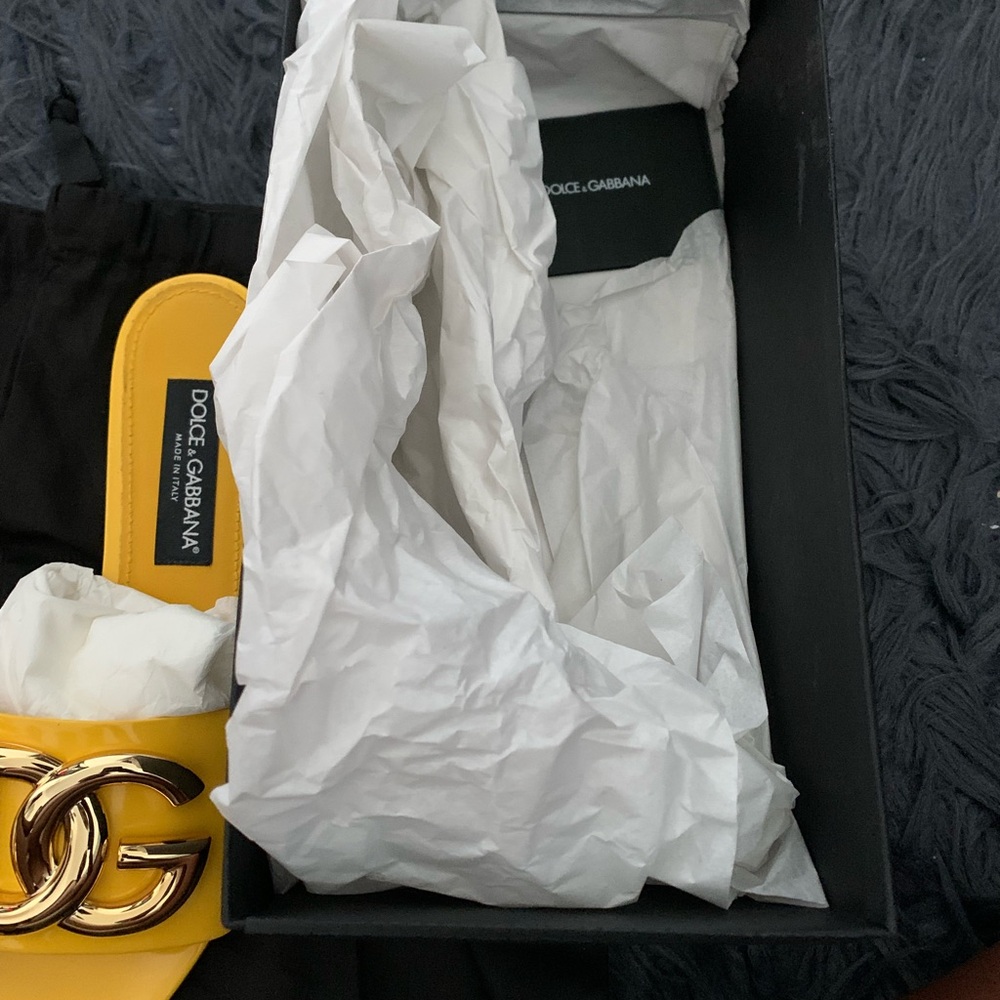 D&G logo patent leather sandals size 41 - Picture 11 of 14
